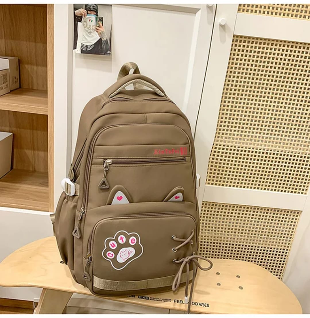 Cat Paw Middle School Backpack
