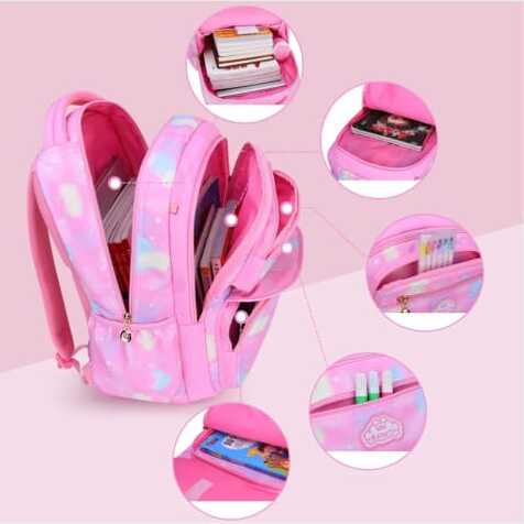Princess Rainbow Elementary Backpack