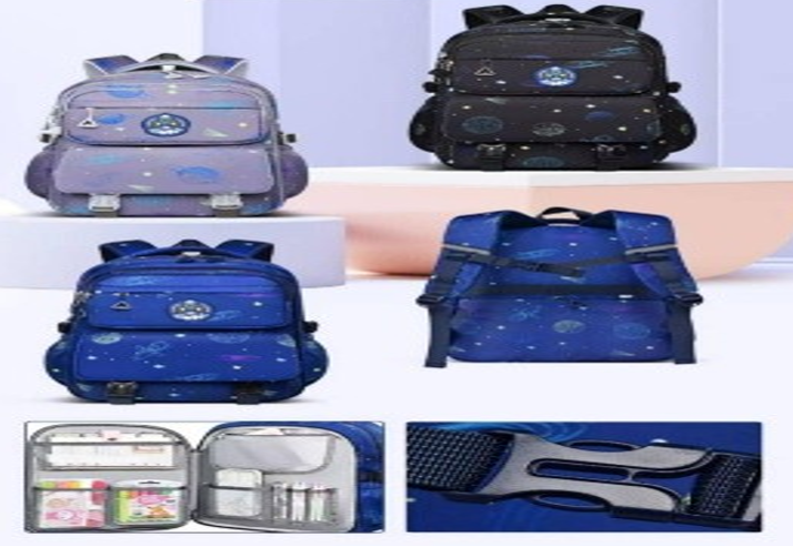 Galaxy Space High School Backpack